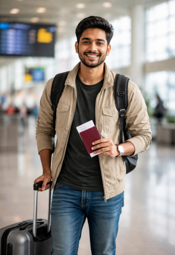 Real Indian Traveller – Airport _ Destination