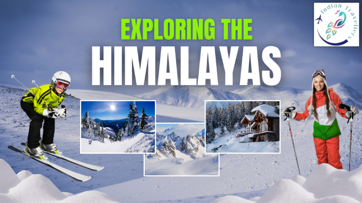 A group of trekkers from Mumbai standing against the snow-capped Himalayan peaks.